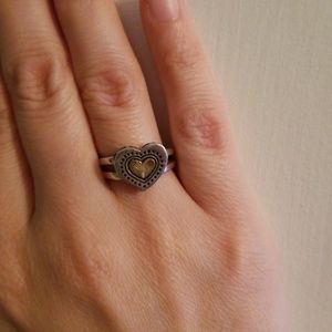 Brighton Two-tone Heart Ring